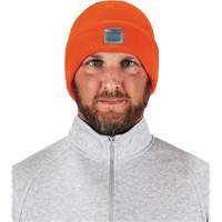 N-Ferno&reg; Rib Knit Beanie Hat, One Size, Orange Fastek