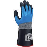 S-Tex 376SC Cut Resistant Gloves, Size Medium/7, 13 Gauge, Nitrile/Foam Nitrile Coated, Hagane Coil&reg; Shell, ASTM ANSI Level A4/EN 388 Level D Fastek