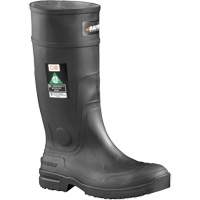 Slip Resistant Boots, Rubber, Steel Toe, Size 9 SGR829 | Fastek