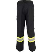 All-Season High Visibility Ventilated Pants, Poly-Cotton, 50, Black Fastek