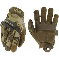 M-Pact&reg; MultiCam Tactical Impact Gloves, 8, Synthetic Palm, Hook & Loop Cuff Fastek