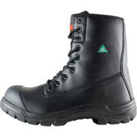Attack Work Boots, Leather, Steel Toe, Size 7 Fastek