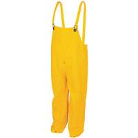 Classic Series Bib Rain Pants, Large, Polyester/PVC, Yellow SGS989 | Fastek