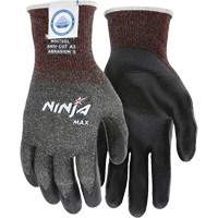 Ninja&reg; Max Cut Resistant Gloves, Size Large, 10 Gauge, Bi-Polymer Coated, Dyneema&reg; Shell, ASTM ANSI Level A3 Fastek