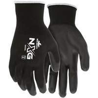 Coated Gloves, Large, Polyurethane Coating, 13 Gauge, Nylon Shell Fastek