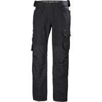 Oxford Work Pants, Cotton, Black, Size 30 Fastek