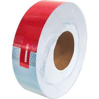 Conspicuity Tape, 2" W x 150' L, Red & White SGU270 | Fastek
