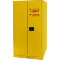 Flammable Storage Cabinet, 60 gal., 2 Door, 34" W x 65" H x 34" D SGU467 | Fastek