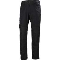 Pantalons d'entretien Oxford, Poly-coton, Noir, Taille 30, Entrejambe 30 SGU533 | Fastek
