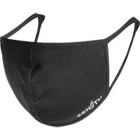 2-Ply Reusable Face Masks, Polyester, Black Fastek