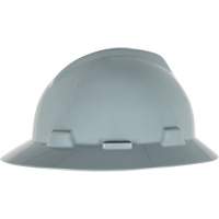 V-Gard&reg; Slotted Full-Brim Hardhat, ANSI Type I/CSA Type 1, Quick-Slide Suspension Fastek