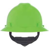 V-Gard&reg; Slotted Full-Brim Hardhat, ANSI Type I/CSA Type 1, Ratchet Suspension Fastek