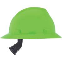 V-Gard&reg; Slotted Full-Brim Hardhat, ANSI Type I/CSA Type 1, Ratchet Suspension Fastek