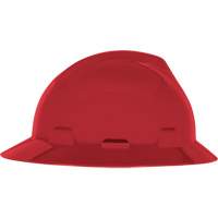 V-Gard&reg; Slotted Full-Brim Hardhat, Pinlock Suspension Fastek