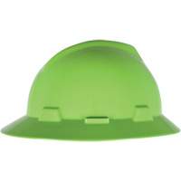 V-Gard&reg; Slotted Full-Brim Hardhat, Pinlock Suspension Fastek