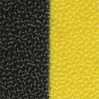 Airsoft™ Anti-Fatigue Mat, Pebbled, 3' x 5' x 3/8", Black/Yellow, PVC Sponge SGV445 | Fastek