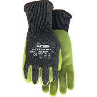 Stealth Dog Fight Cut Resistant Gloves, Size Medium, Nitrile Coated, Glass Fibre/HPPE/Nylon/Stainless Steel Shell, ASTM ANSI Level A5 Fastek