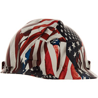 V-Gard&reg; Hydro Dip Hard Hat, ANSI Type I/CSA Type 1, Ratchet Suspension Fastek