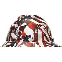 V-Gard&reg; Hydro Dip Full Brim Hard Hat, Ratchet Suspension, ANSI Type I/CSA Type 1 Fastek