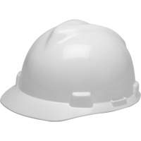 V-Gard&reg; GREEN Slotted Hard Hat, ANSI Type I/CSA Type 1, Ratchet Suspension Fastek