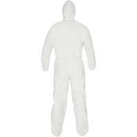 KleenGuard A40 Disposable Coveralls, Medium, White, Microporous Fastek