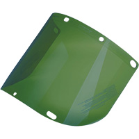 Dynamic™ Formed Faceshield, Polycarbonate, Green Tint SGV637 | Fastek