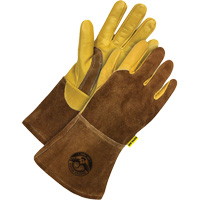 Welder's Gloves, Grain Cowhide, Size 2X-Large Fastek