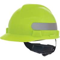 V-Gard&reg; Slotted Hard Hat, ANSI Type I/CSA Type 1, Ratchet Suspension Fastek