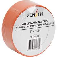 Aisle Marking Tape, 2" x 108', PVC, Orange SGW127 | Fastek