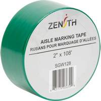 Aisle Marking Tape, 2" x 108', PVC, Green SGW128 | Fastek