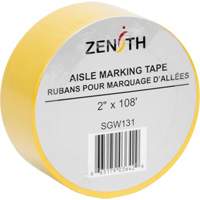 Aisle Marking Tape, 2" x 108', PVC, Yellow SGW131 | Fastek