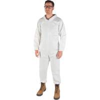 Premium Coveralls, 2X-Large, White, Microporous Fastek