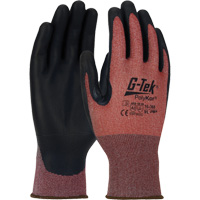 G-Tek&reg; PolyKor&reg; X7 Neuroma&reg; Cut Resistant Gloves, Size Small, 18 Gauge, Polyurethane Coated, Polyethylene Shell, ASTM ANSI Level A3/EN 388 Level C Fastek
