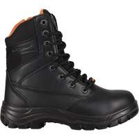 Safety Boots, Leather, Steel Toe, Size 6, Impermeable Fastek