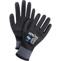 Gants enduits ZX-30° de premi&egrave;re qualit&eacute;, Moyen, R&ecirc;vetement Mousse de PVC, Calibre 15, Enveloppe en Nylon Fastek