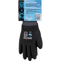 Gants enduits ZX-30° de premi&egrave;re qualit&eacute;, Moyen, R&ecirc;vetement Mousse de PVC, Calibre 15, Enveloppe en Nylon Fastek