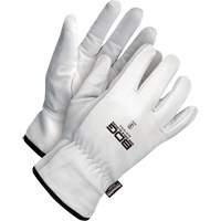 Classic Puncture Resistant Driver Gloves, Large, Grain Goatskin Palm, Thinsulate Inner Lining Fastek