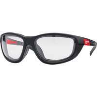 Performance Safety Glasses with Gaskets, Clear Lens, Anti-Fog/Anti-Scratch, ANSI Z87+/Meets/Exceeds CSA Z94.3 Fastek