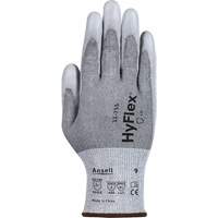 HyFlex&reg; 11-755 Cut Resistant Gloves, Size 6, 18 Gauge, Polyurethane Coated, Polyester/HPPE/Tungsten/Spandex Shell, ASTM ANSI Level A5/EN 388 Level E Fastek