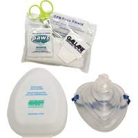 CPR Pocket Face Mask & Accessories Kit, Reusable Mask, Class 2 SGX725 | Fastek