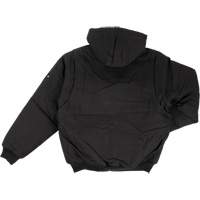 Hooded Duck Bomber Jacket, Men's, Small, Black Fastek