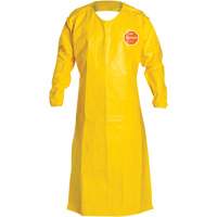 Tychem&reg; 2000 Extra-Long Long-Sleeved Apron, Polyethylene, 52" L x 28.5" W, Yellow Fastek