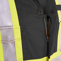 7702BK Combinaison ignifuge et r&eacute;sistant &agrave; l'arc &eacute;lectrique 88/12 FR-Tech, Taille 36, Noir, 9,7 cal/cm² Fastek