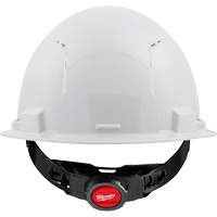 Casque de s&eacute;curit&eacute; &agrave; bordure avant avec suspension &agrave; 4 points, ANSI type I/CSA type 1, Suspension Rochet Fastek