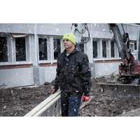 High-Visbility Cuffed Beanie, One Size, Green Fastek