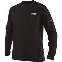 Workskin Long Sleeve Shirt, Men's, Small, Black Fastek