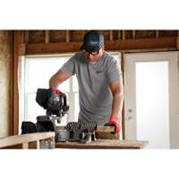 Hybrid Work Tee Shirt, Men's, Small, Grey Fastek