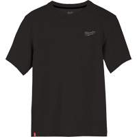 Hybrid Work Tee Shirt, Men's, Small, Black Fastek