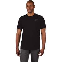 Hybrid Work Tee Shirt, Men's, Small, Black Fastek