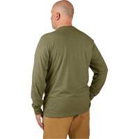 Hybrid Work Tee Shirt, Men's, Small, Green Fastek